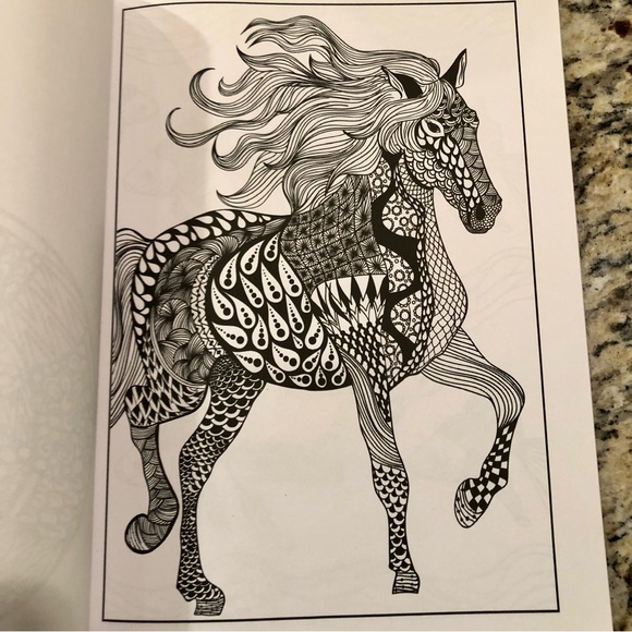 Two NEW adult animal coloring books - by Millie Marietta and Dan Morris - Picture 11 of 15